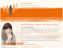 Tablet Screenshot of dorisbohlen.de